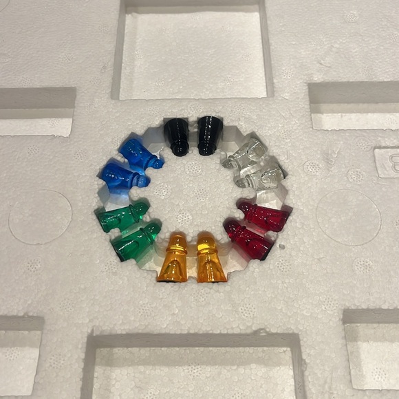 Colourful Glass Chinese Checkers 14” Glass Game board and Pieces 2003 Complete - Picture 6 of 6